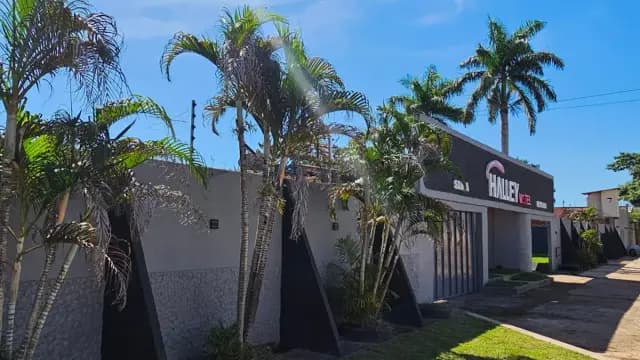 Fachada do Halley Motel